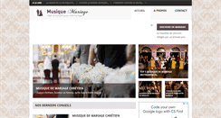 Desktop Screenshot of musiquemariage.fr
